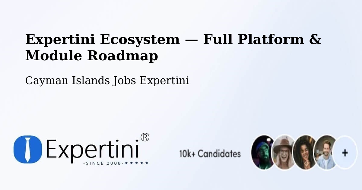 Expertini Ecosystem — Full Platform & Module Roadmap – The Common