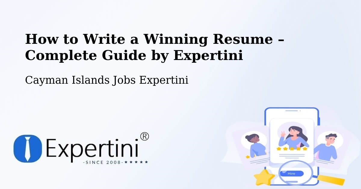 Resume Writing Guide for Job Seekers – The Common - The Common, Cayman Islands Jobs Expertini